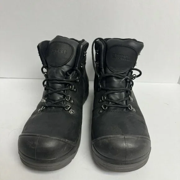 Rocky Men's Worksmart Comp Toe Work Boot Black Size 10 M